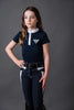 Girls Technical Riding Shirt - Navy