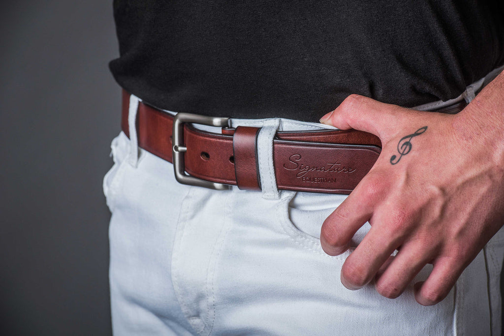 Leather Jeans belt | Signature Equestrian QLD